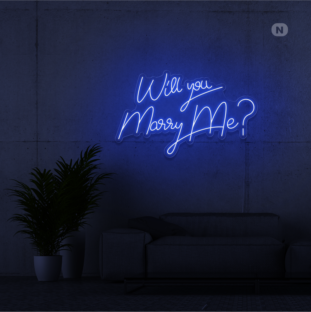 Enseigne Néon Will You Marry Me