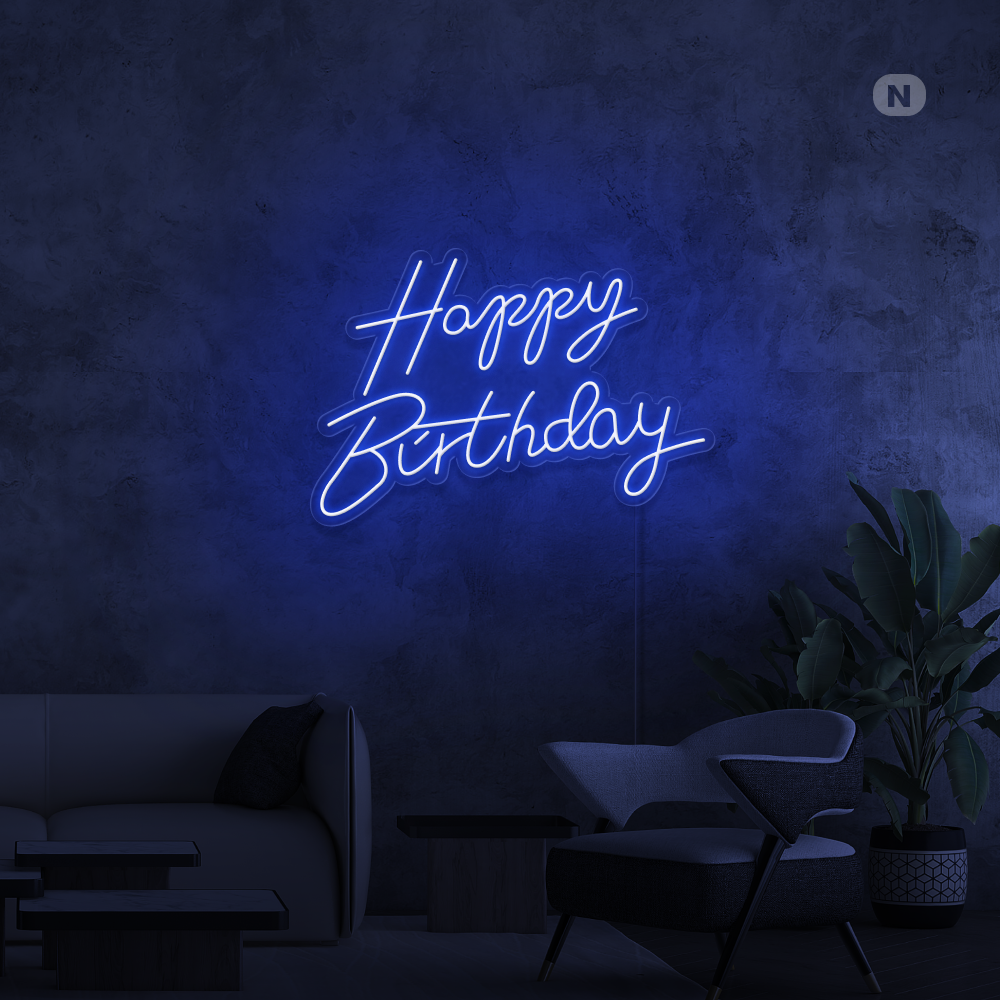 Enseigne Néon Happy Birthday