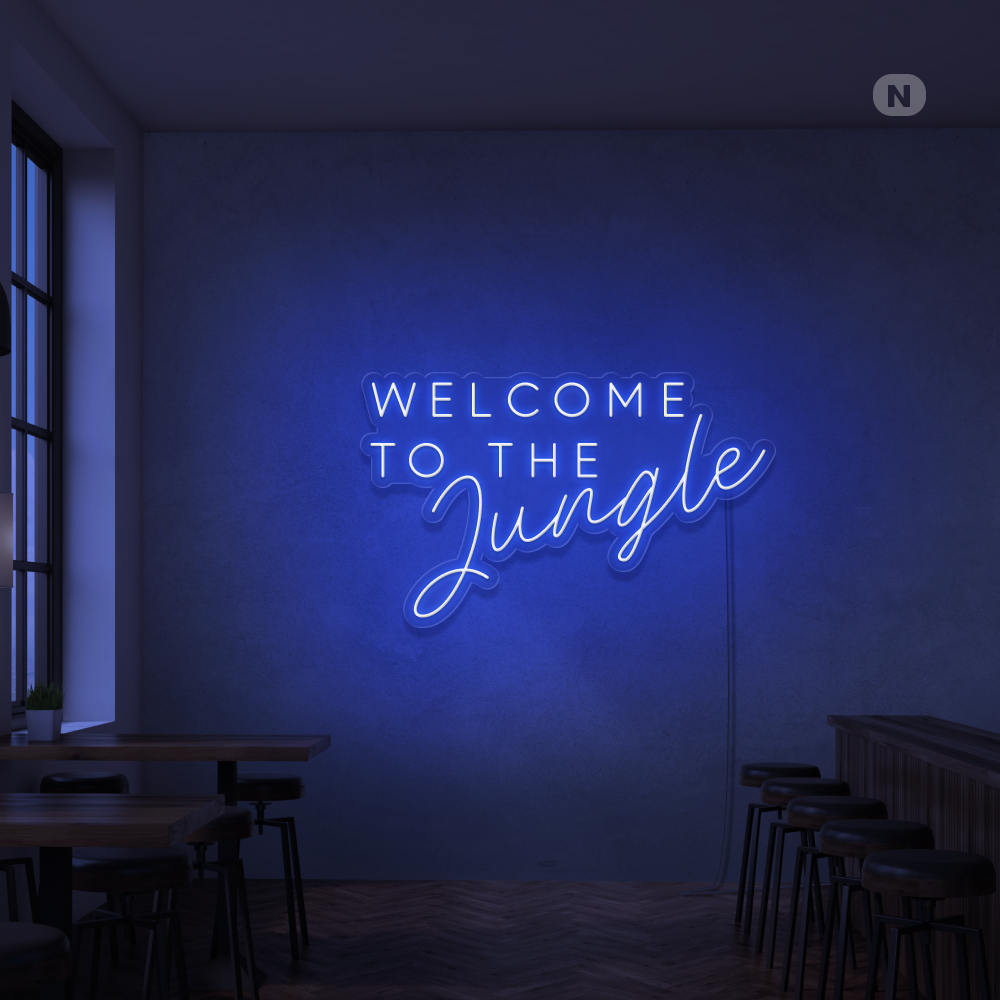 Enseigne Néon Welcome to the Jungle