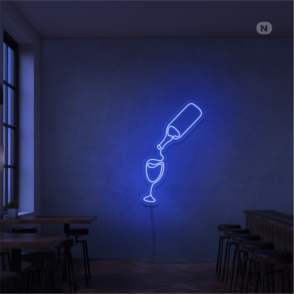 Enseigne Néon Amateur de vin
