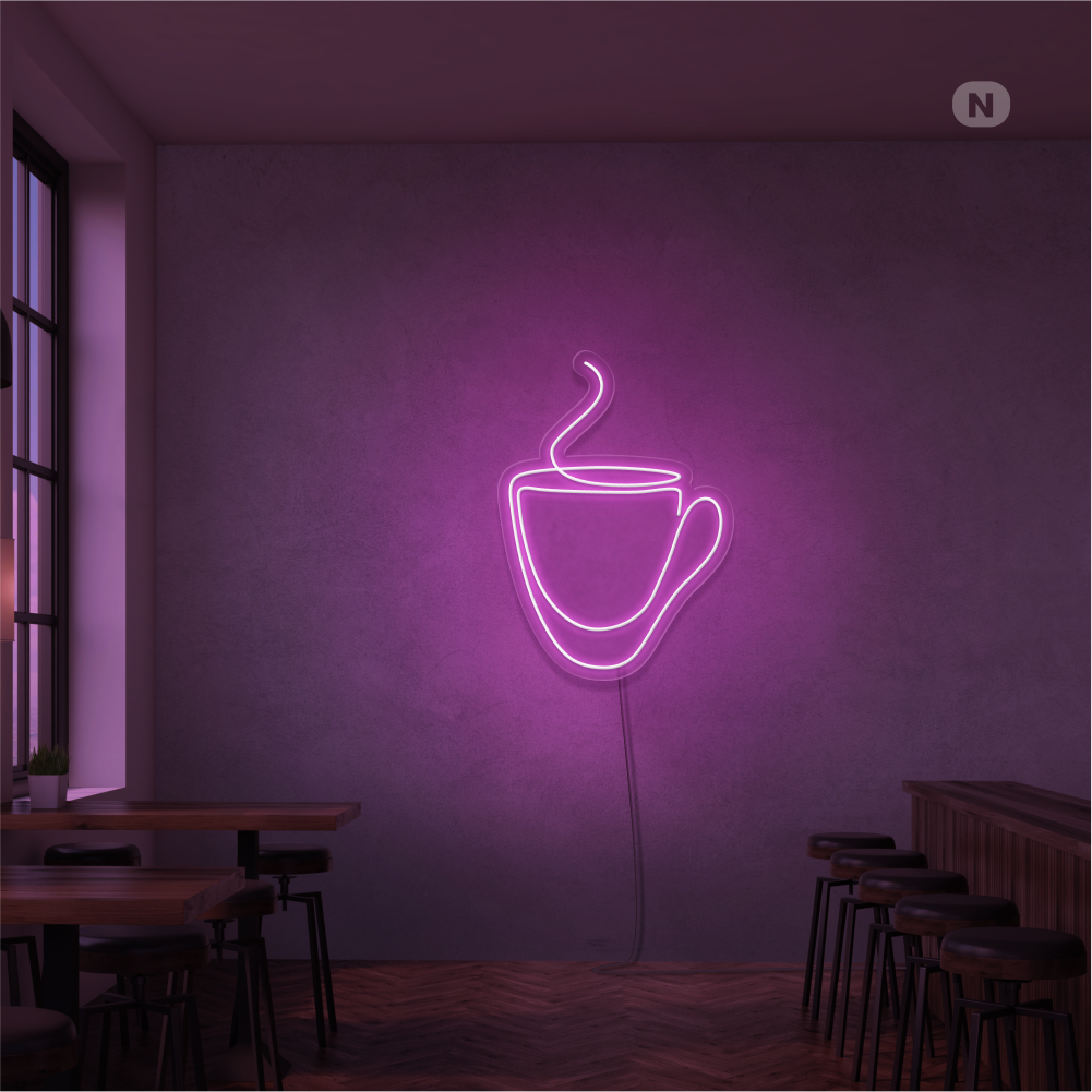 Enseigne Néon Tasse à café