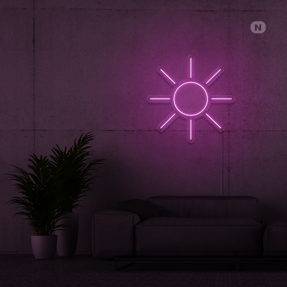Enseigne Néon Soleil