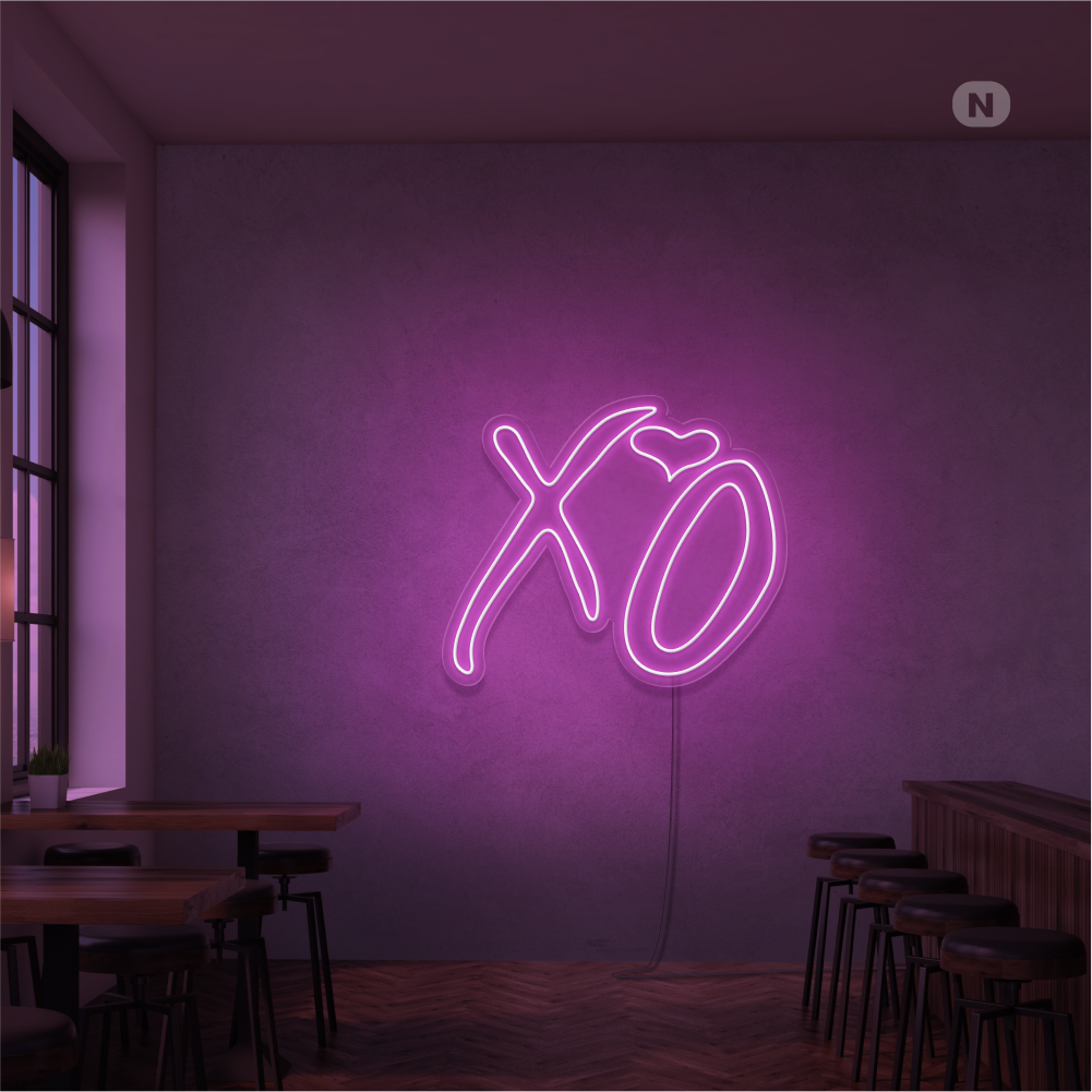 Enseigne Néon XO