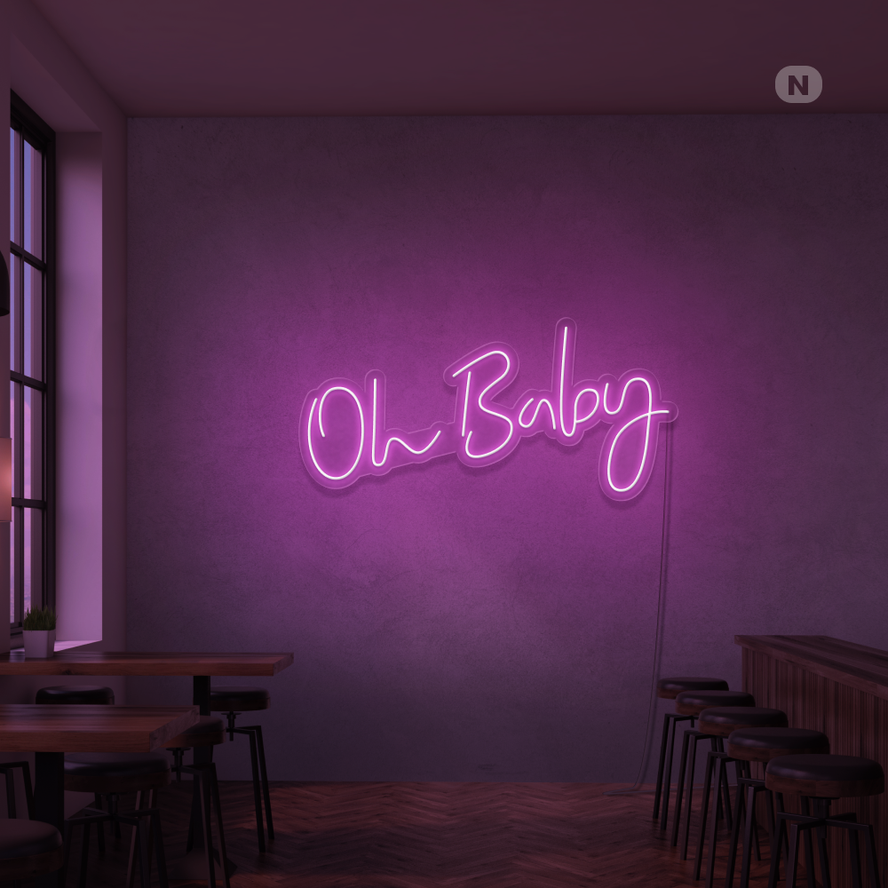 Enseigne Néon Oh Baby