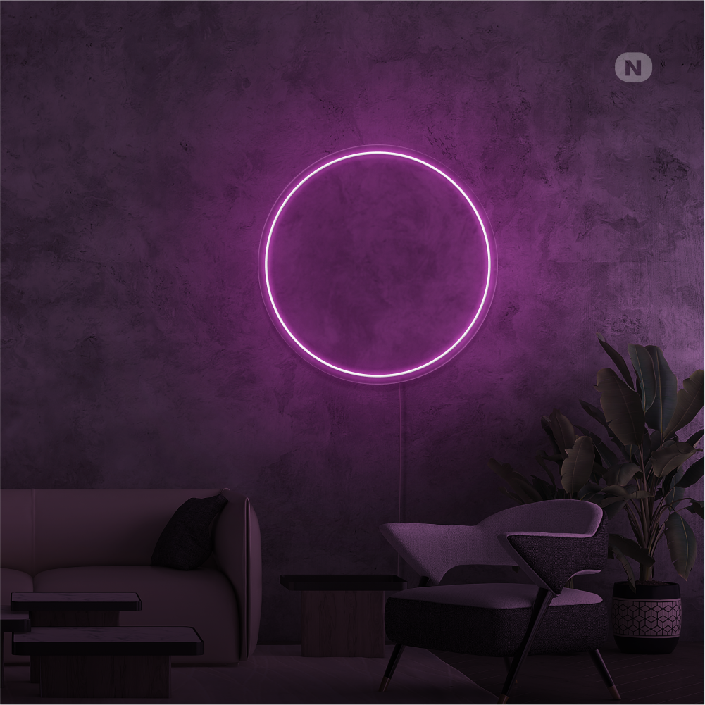 Enseigne Néon Cercle ZEN