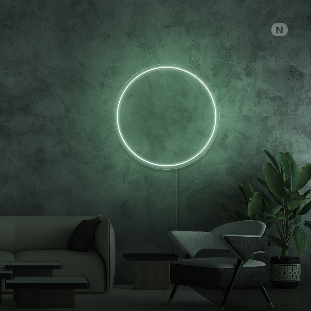 Enseigne Néon Cercle ZEN