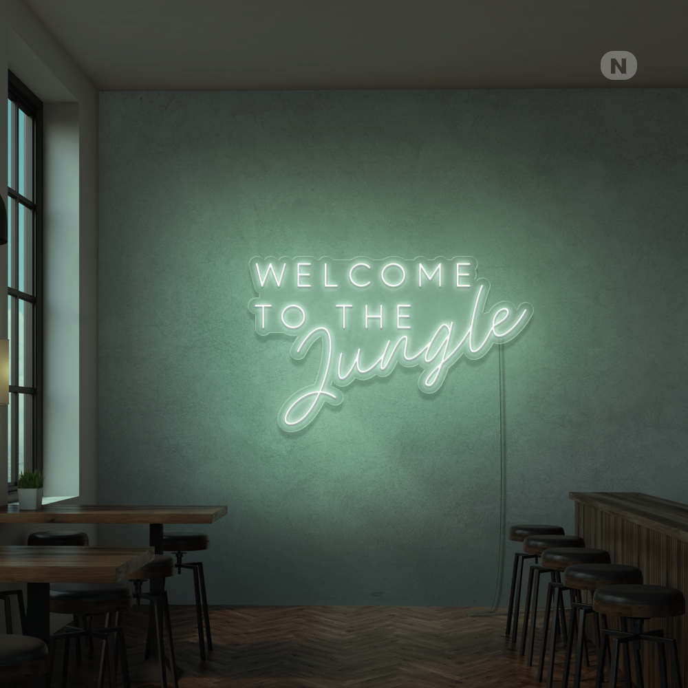 Enseigne Néon Welcome to the Jungle