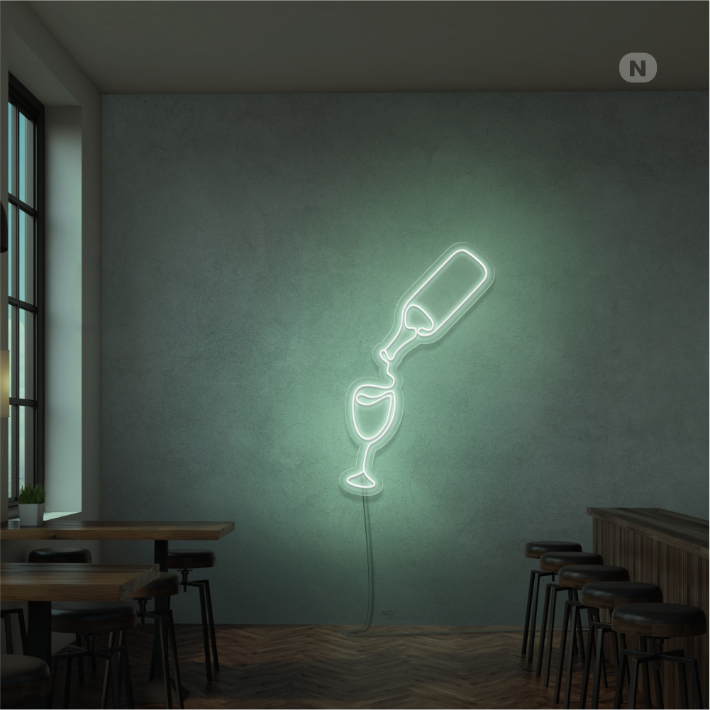 Enseigne Néon Amateur de vin