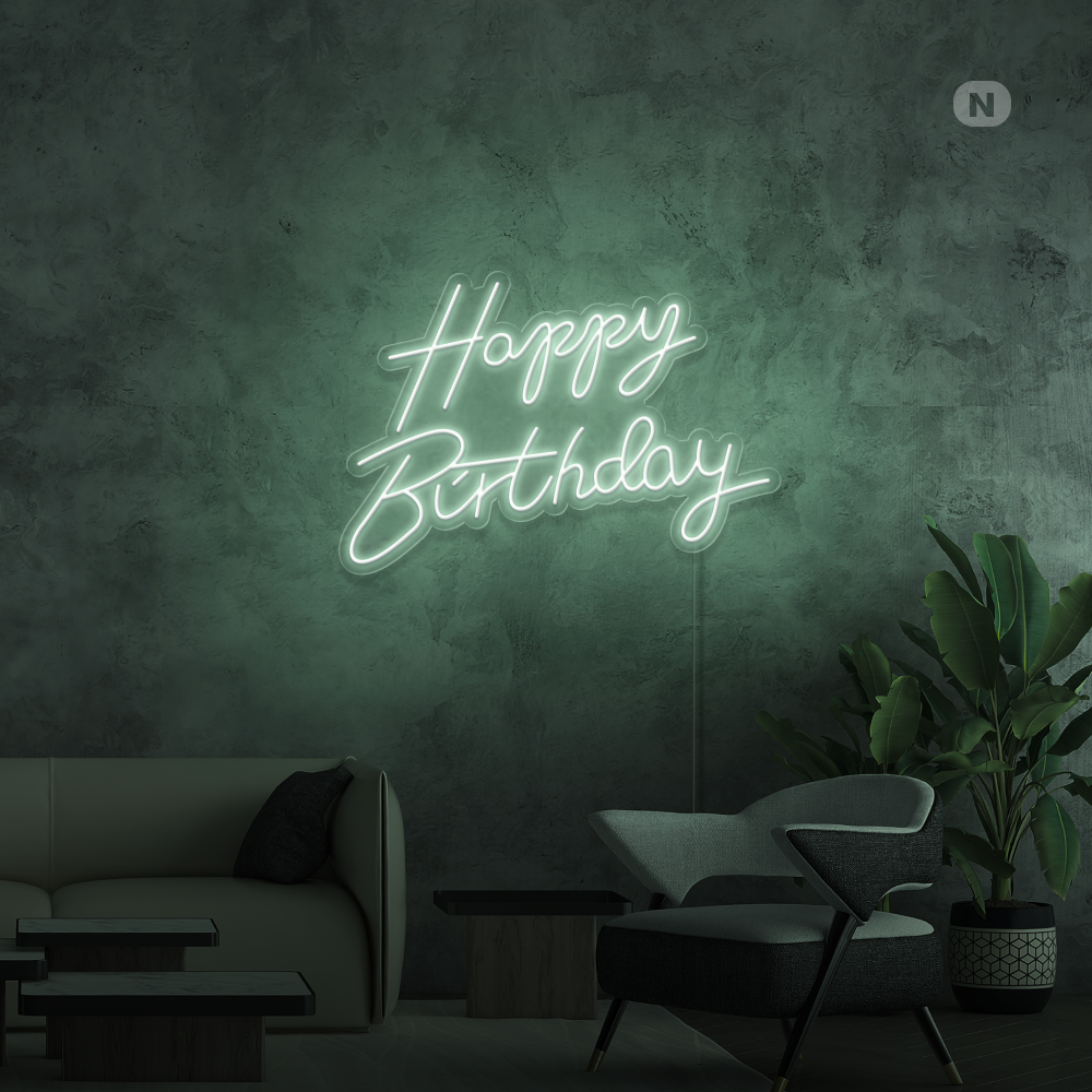 Enseigne Néon Happy Birthday