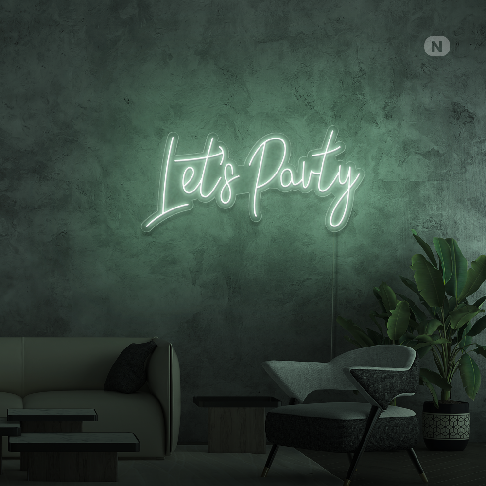 Enseigne Néon Lets Party