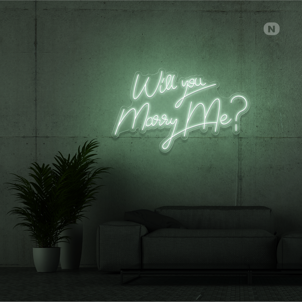 Enseigne Néon Will You Marry Me