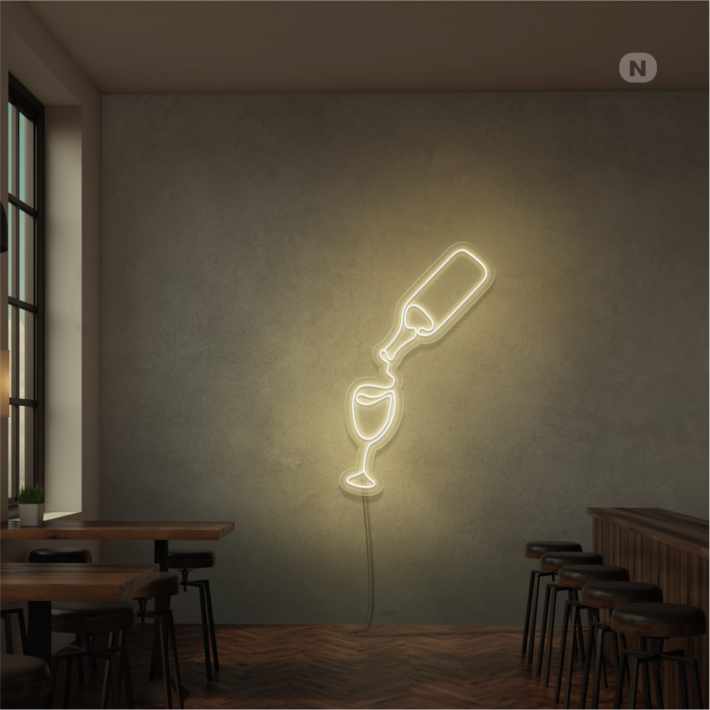 Enseigne Néon Amateur de vin