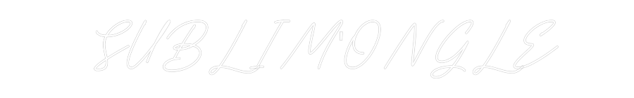 Néon personnalisé: SUBLIM'ONGLE