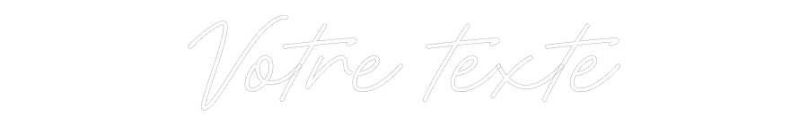Néon personnalisé: Votre texte