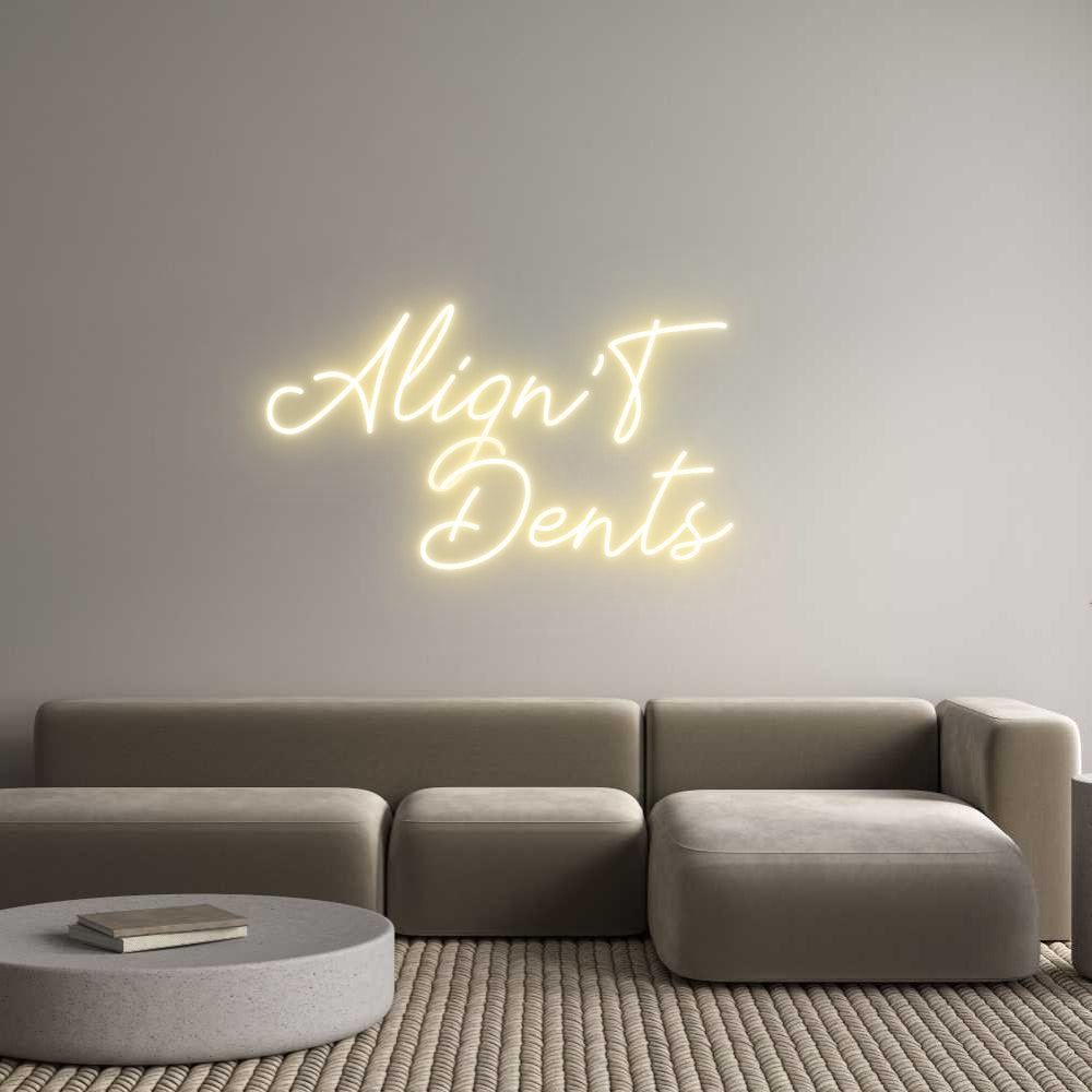 Néon personnalisé: Align'T
...