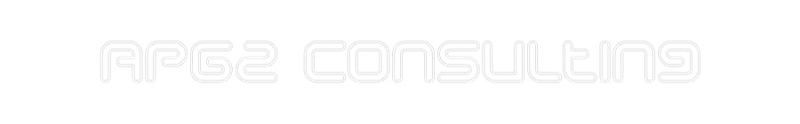 Néon personnalisé: APG2 Consulting