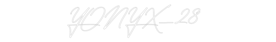 Néon personnalisé: YONYX_28