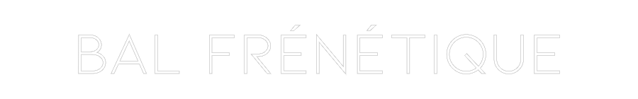 Néon personnalisé: Bal Frénétique