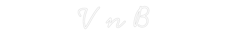 Néon personnalisé: V n B
