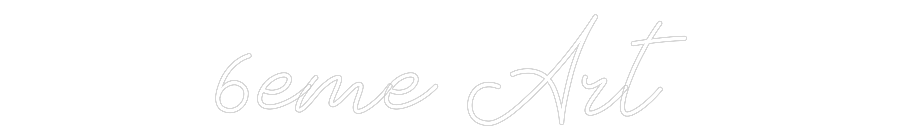 Néon personnalisé: 6eme Art