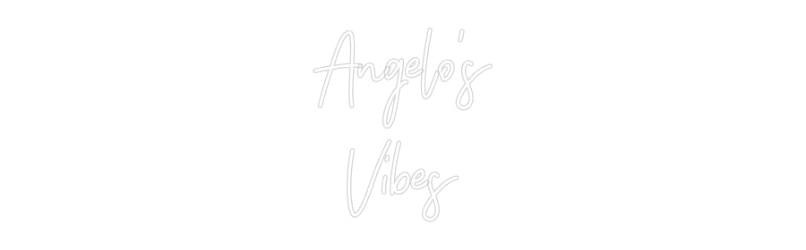 Néon personnalisé: Angelo's
Vibes