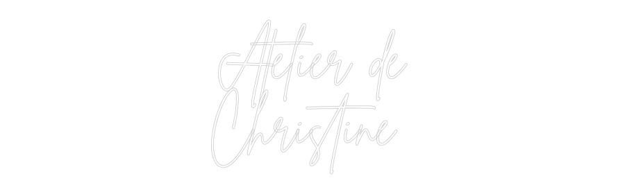 Néon personnalisé: Atelier de
C...