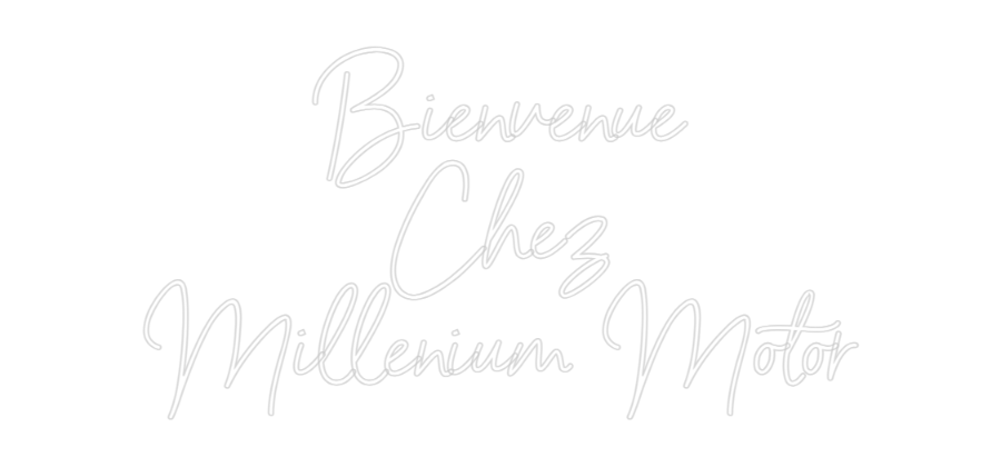Néon personnalisé: Bienvenue
Ch...