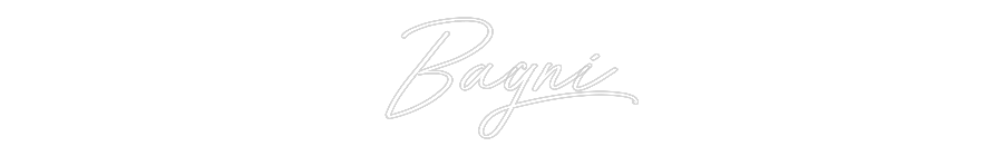 Néon personnalisé: Bagni