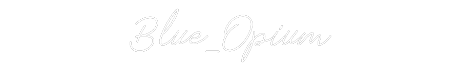 Néon personnalisé: Blue_Opium
