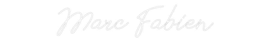 Néon personnalisé: Marc Fabien