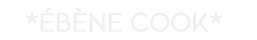 Néon personnalisé: *ÉBÈNE COOK*