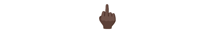 Néon personnalisé: 🖕🏿