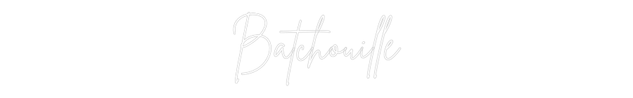 Néon personnalisé: Batchouille