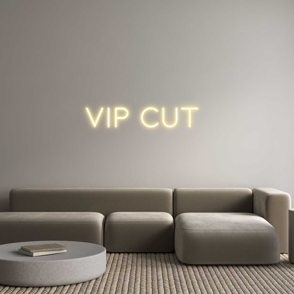 Néon personnalisé: VIP CUT