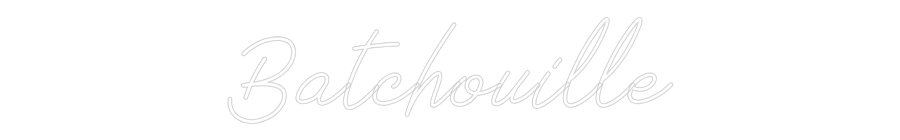 Néon personnalisé: Batchouille