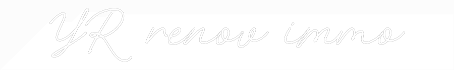 Néon personnalisé: YR renov immo