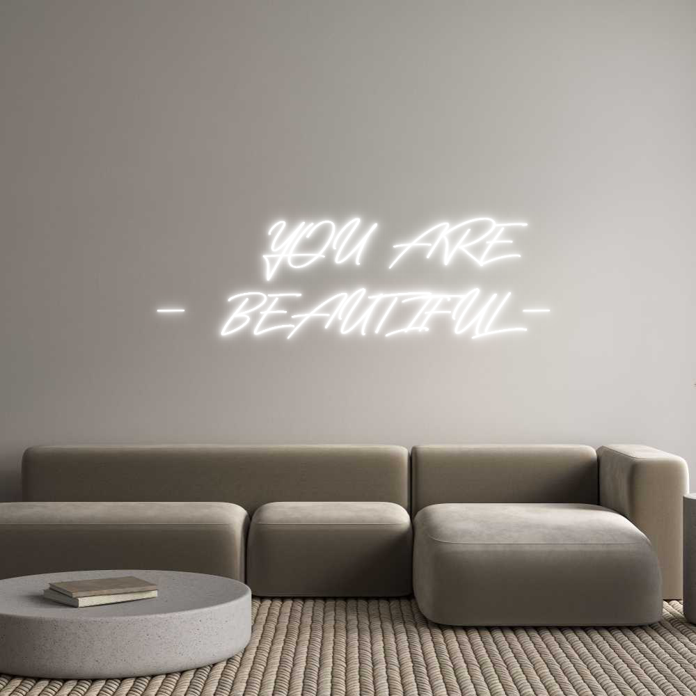 Néon personnalisé: YOU AR...