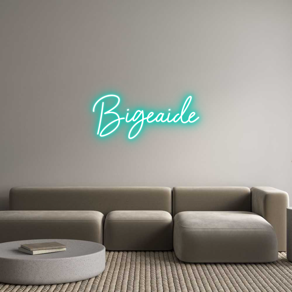 Néon personnalisé: Bigeaide