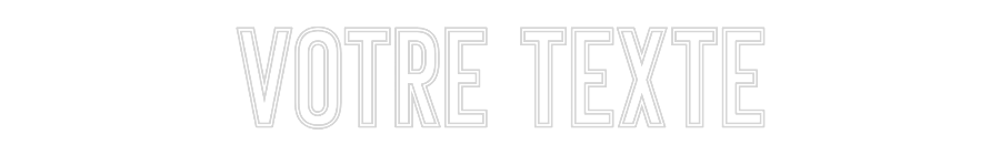 Néon personnalisé: Votre texte