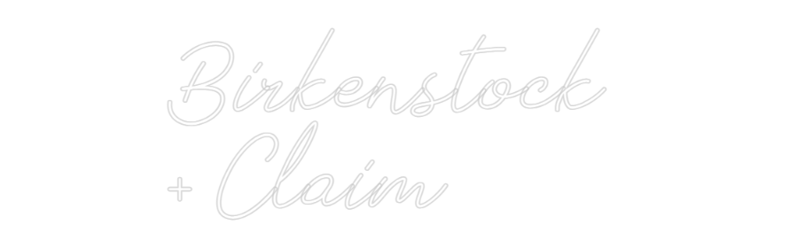 Néon personnalisé: Birkenstock
...