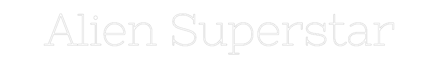 Néon personnalisé: Alien Superstar