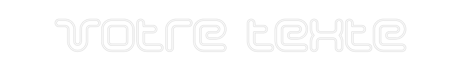 Néon personnalisé: Votre texte
