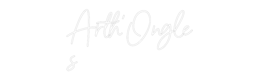 Néon personnalisé: Arth’Ongle
s