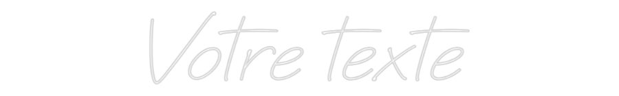 Néon personnalisé: Votre texte