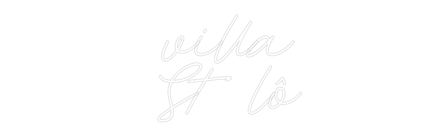 Néon personnalisé: villa
St lô