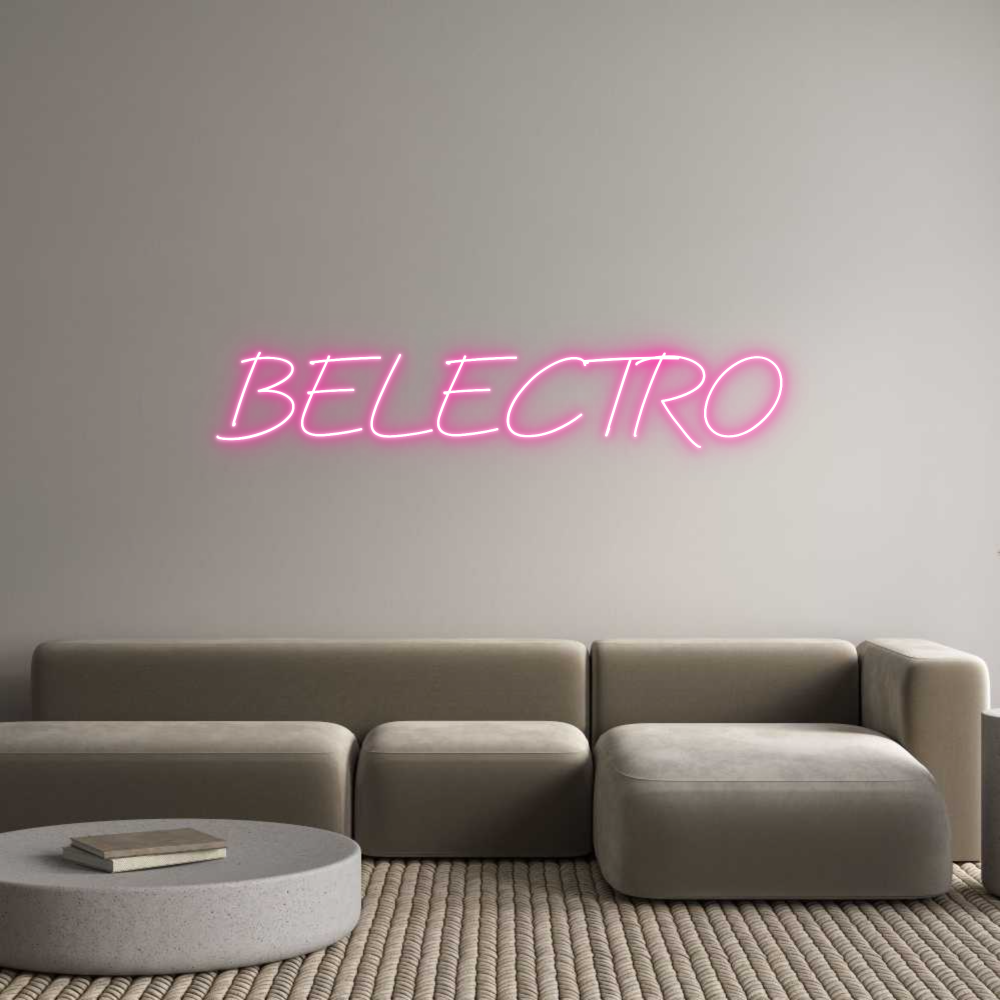 Néon personnalisé: BELECTRO