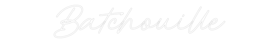 Néon personnalisé: Batchouille