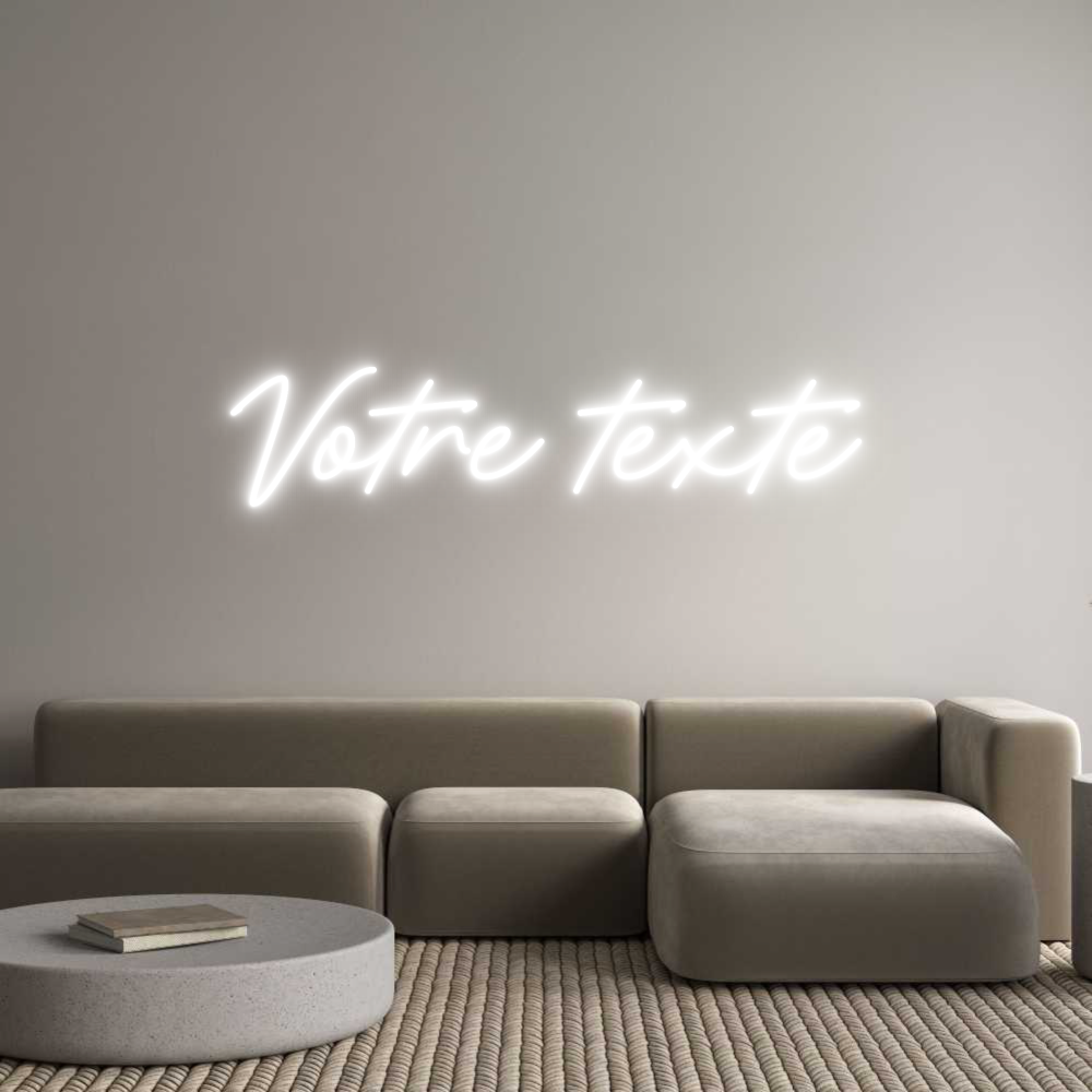 Néon personnalisé: Votre texte