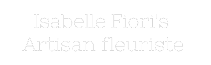 Néon personnalisé: Isabelle Fi...