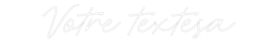 Néon personnalisé: Votre textesa
